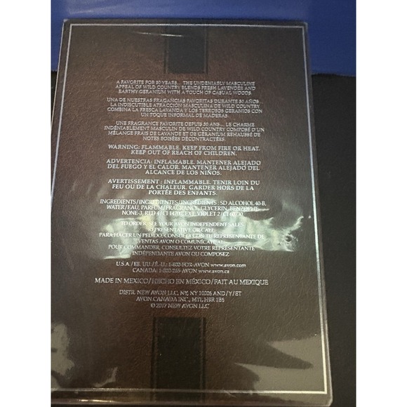 AVON Wild Country Cologne for Men 5.0 oz 150ml Limited Edition 50th Anniversary - Picture 4 of 4